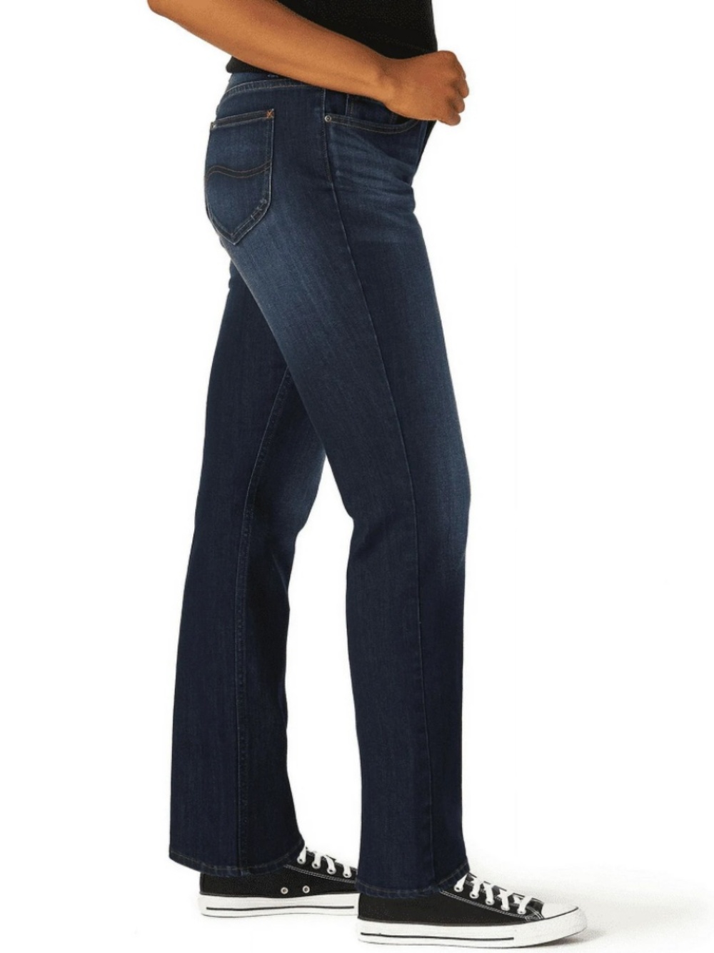 Lee Women's Midrise Straight Jean, Inseam 32" Size 12 Long - Picture 3 of 10